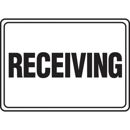 Accuform Safety Sign RECEIVING 14 in x 20 in MVHR585XT MVHR585XT